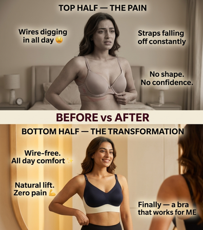 Premium Comfort Ufeel Wireless Push-Up Bra – Comfort Meets Curves