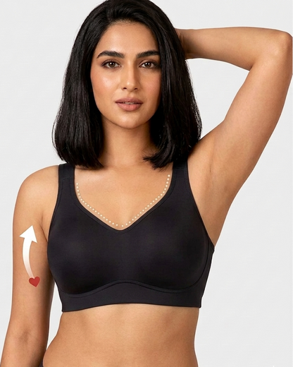 Comfortable Wireless Full Coverage Jelly Smoothing Bra - Instantly Lift. Shape. Breathe. All Day Long.