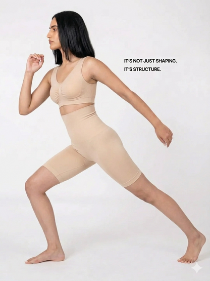 The Snatch & Support Combo (Comfort Lift Skyn Full Coverage Bra + High Waist Shaper Shorts)