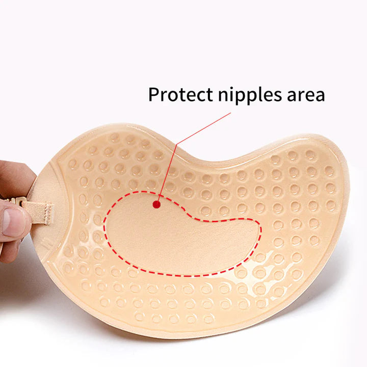 Strapless Push-Up Silicone Bra - Invisible Support