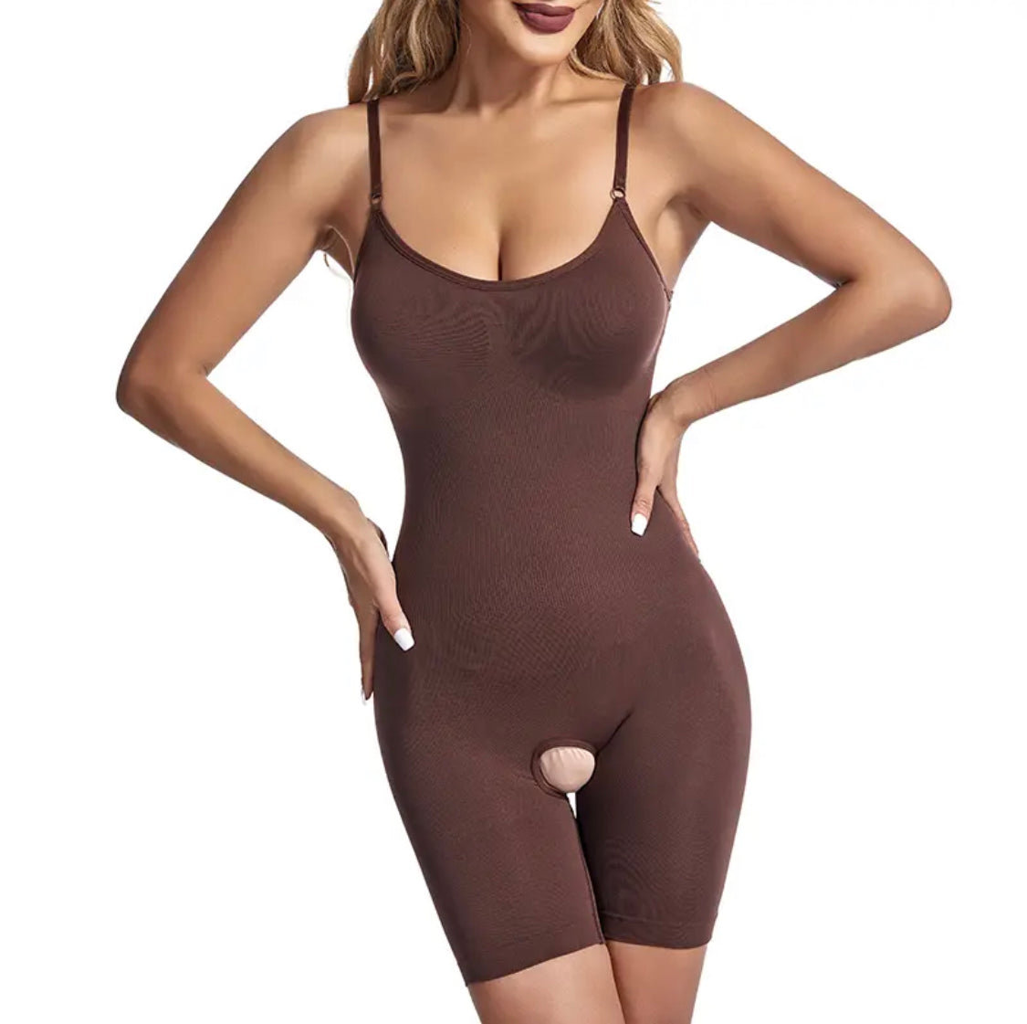 Premium Snatched Open Crotch Women Bodysuit | Instantly Smooth, Shape & Define Your Silhouette!